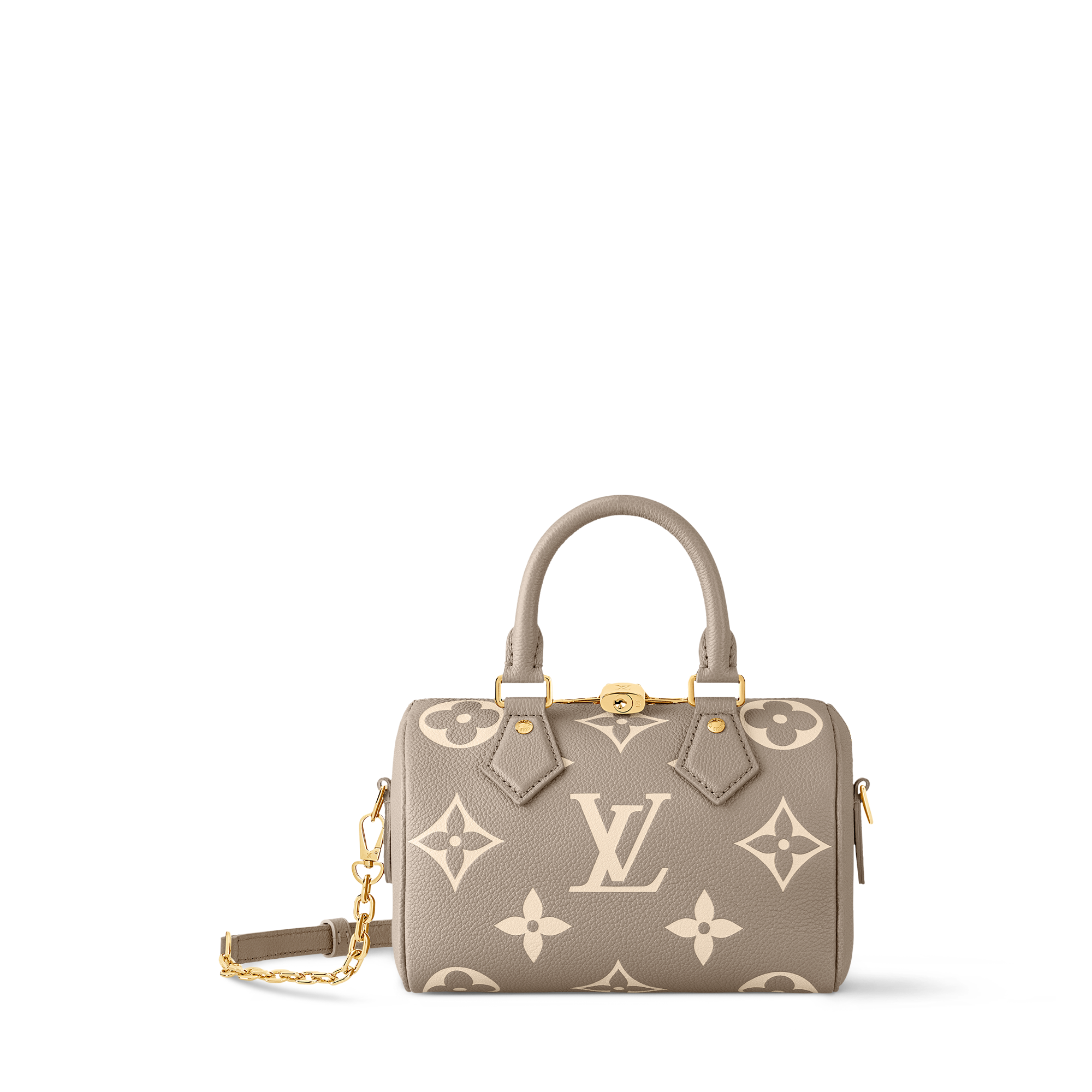 Speedy Bandoulière 20 Bicolour Monogram Empreinte Leather